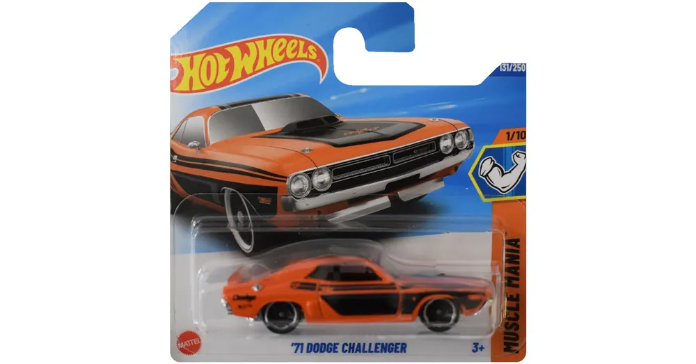 Gyors kiszállítás Hot Wheels ’71 Dodge Challenger kisautó 1/64 – Mattel