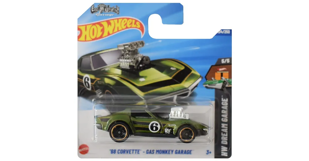 Azonnali szállítás Hot Wheels ’68 Corvette – Gas Monkey Garage kisautó 1/64 – Mattel