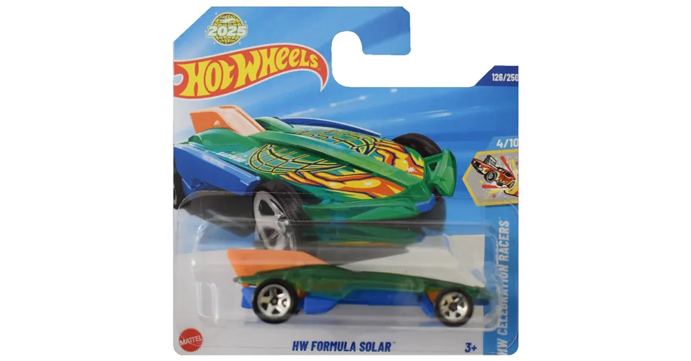 Hot Wheels HW Formula Solar zöld-kék kisautó 1/64 – Mattel Prémium