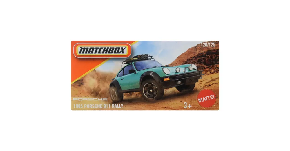 Akció Matchbox Papírdobozos 1985 Porsche 911 Rally kisautó 1/64 – Mattel