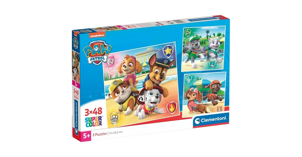 Mancs Őrjárat 3×48 db-os Supercolor puzzle – Clementoni Legjobb ár