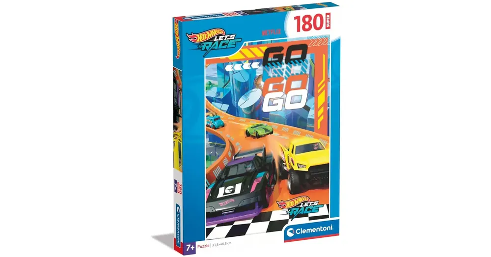 Hot Wheels versenyre fel 180 db-os super puzzle – Clementoni Kedvezmény