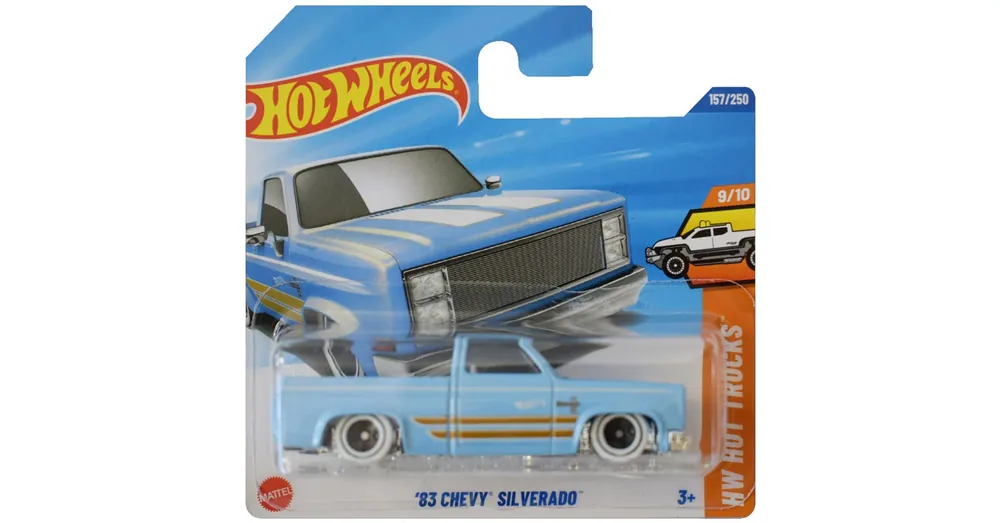 Csak ma Hot Wheels ’83 Chevy Silverado kisautó 1/64 – Mattel
