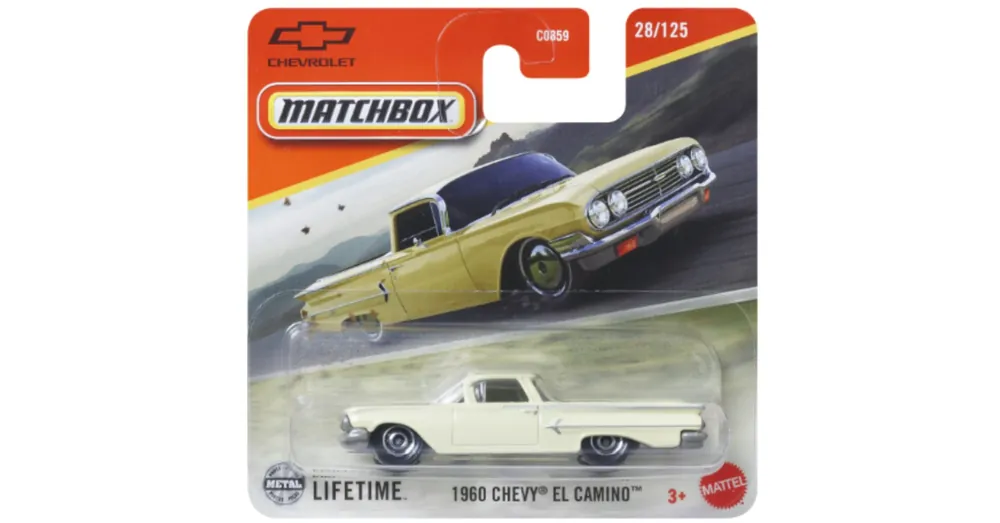 Matchbox 1960 Chevy El Camino bézs kisautó 1/64 – Mattel Bestseller