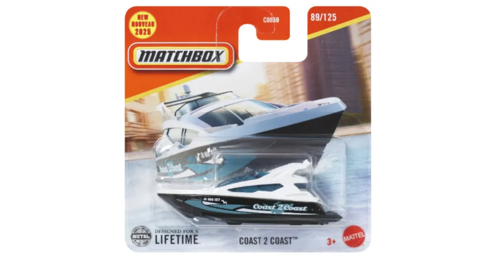 Olcsó Matchbox Coast 2 Coast hajómodell 1/64 – Mattel
