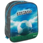 Akciós ár Spirit Football Champion focis 3D mintás lekerekített ovis hátizsák 30×25×12 cm