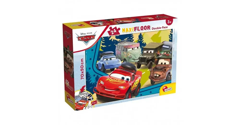 Különleges ajánlat Verdák 2 az 1-ben maxi 24 db-os puzzle és színező 70×50 cm – Lisciani