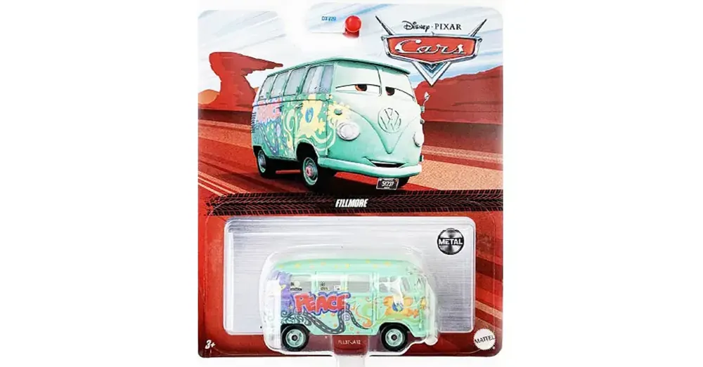 Biztonságos fizetés Verdák Fillmore karakter kisautó 1/55 – Mattel