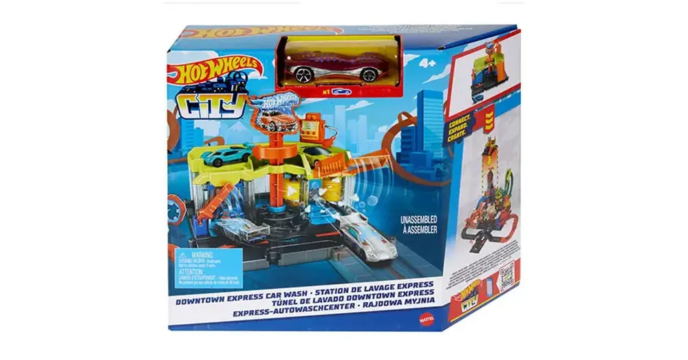 Exkluzív ajánlat Hot Wheels City Belvárosi Express Autómosó pálya szett – Mattel