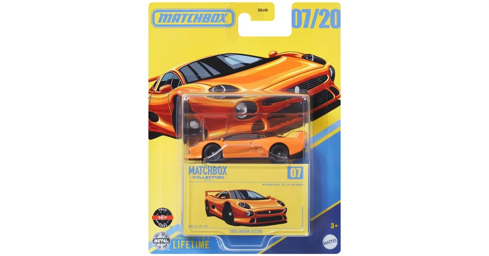 Matchbox 1993 Jaguar XJ220S gyűjtői kisautó 1/64 – Mattel Prémium