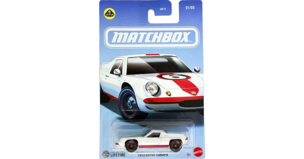 Szezonális akció Matchbox Ikonikus 1972 Lotus Europa kisautó 1/64 – Mattel