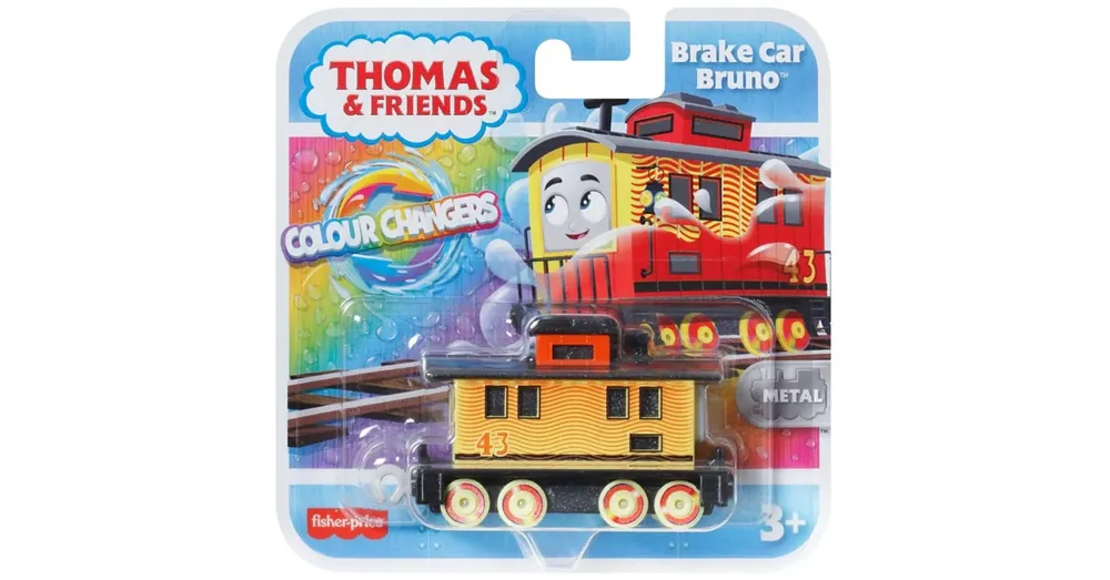 Csak ma Fisher-Price Thomas és barátai – Brake Car Bruno színváltós mozdony – Mattel