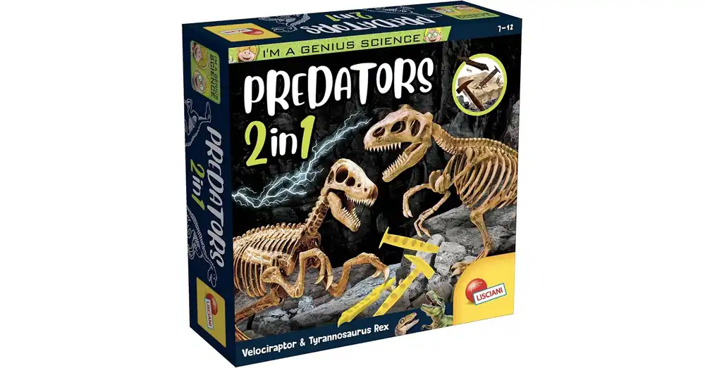 Prémium I‘m Genius Predator 2 az 1-ben régész szett – Lisciani