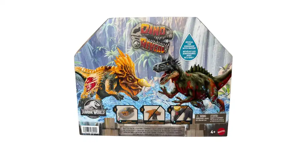Jurassic World Dino Reveal Battle Pack 2 db dinó figurával – Mattel Kiárusítás