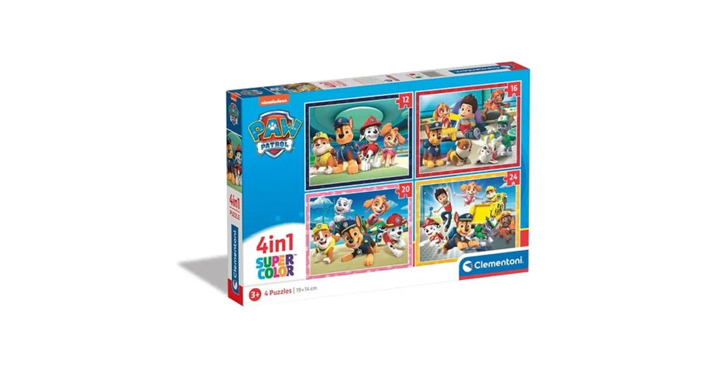 Legnépszerűbb Mancs őrjárat 4 az 1-ben puzzle – Clementoni