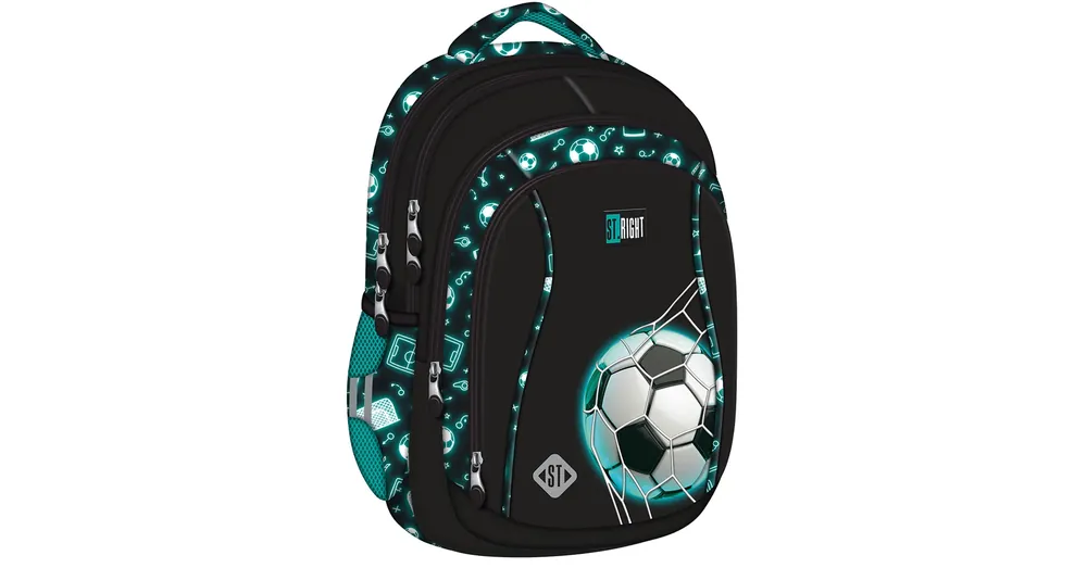 St.Right Neon Football focis iskolatáska, hátizsák BP04 43×32×20 cm Expressz szállítás