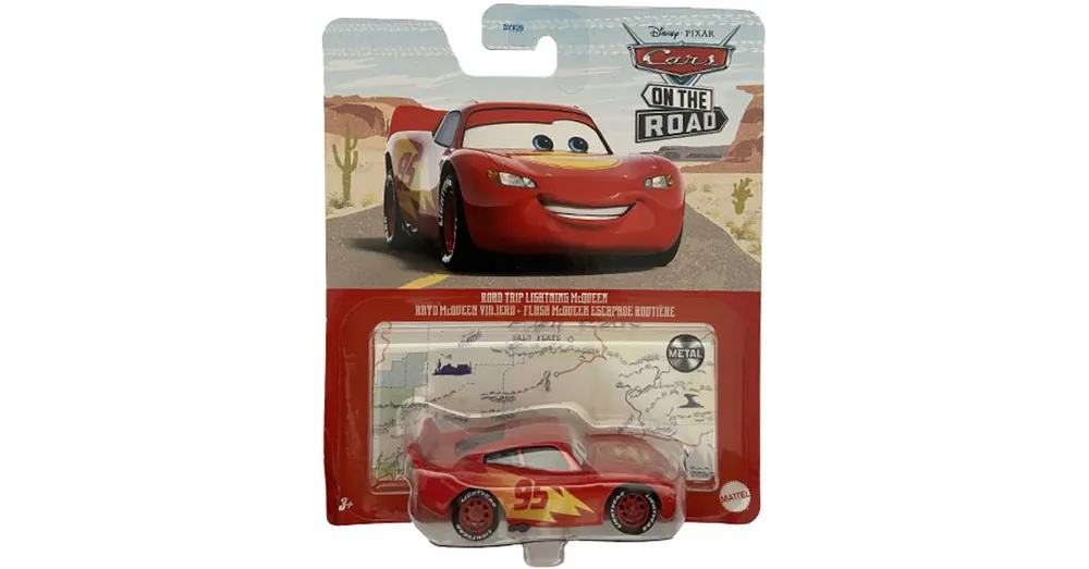 Verdák 3 Országúti kaland Villám McQueen fém karakter kisautó 1/55 – Mattel Exkluzív ajánlat