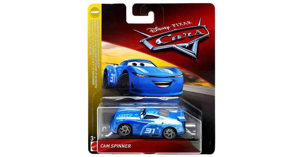 Verdák 3. Cam Spinner karakter kisautó 1/55 – Mattel Outlet