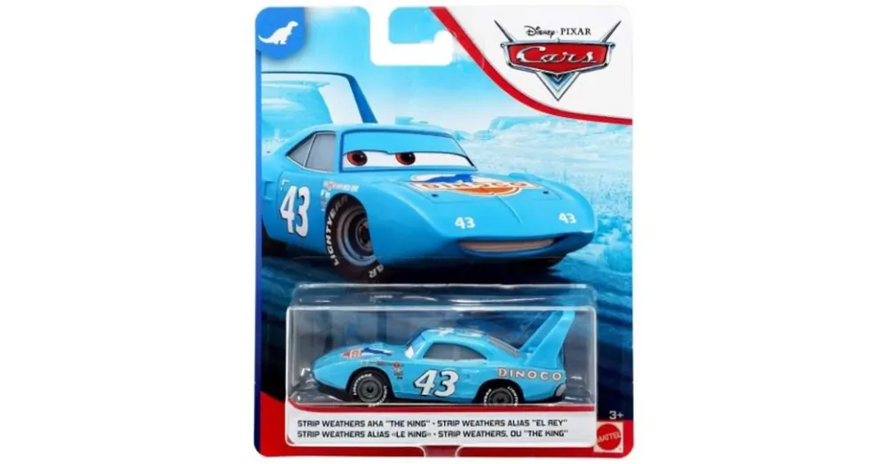 Verdák 3 Strip Weathers „The King” karakter kisautó 1/55 – Mattel Népszerű