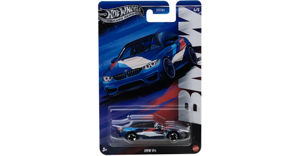 Újdonság Hot Wheels BMW M4 ünnepi kisautó 1/64 – Mattel