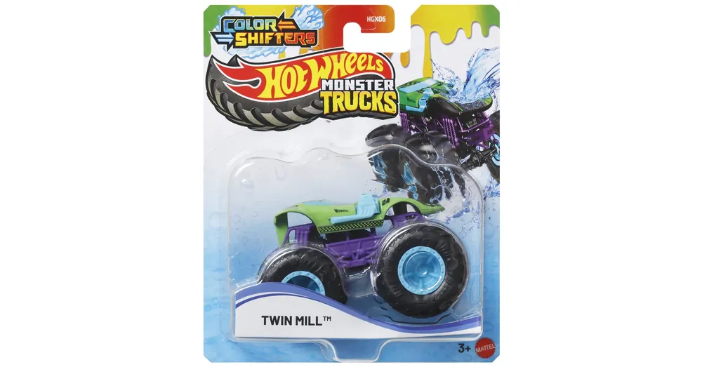 Hot Wheels Monster Trucks Twin Mill színváltós autó 1/64 – Mattel Szezonális akció