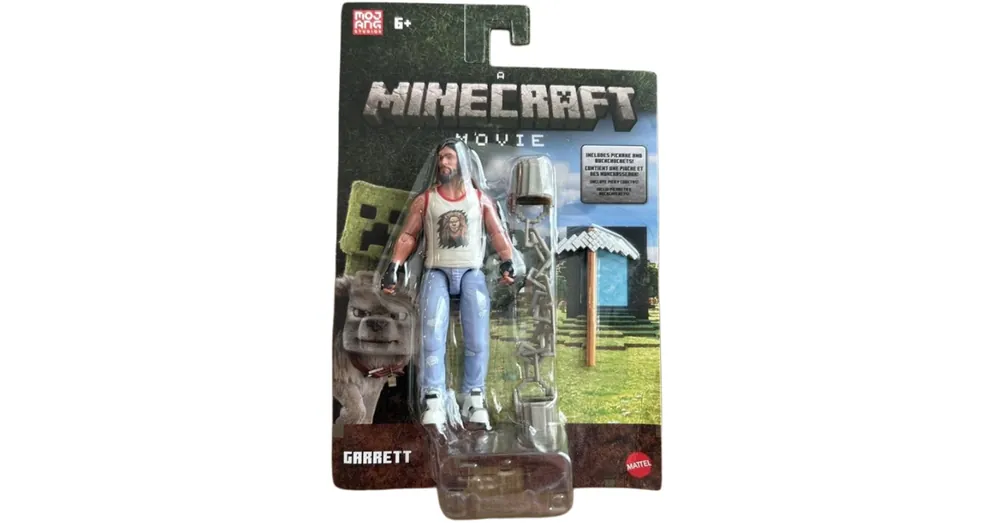 Legkelendőbb Minecraft Egy Minecraft film Garrett karakter figura szett – Mattel