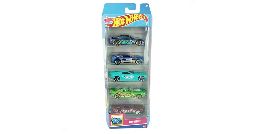 Outlet Hot Wheels HW Drift 5 db-os kisautó szett – Mattel