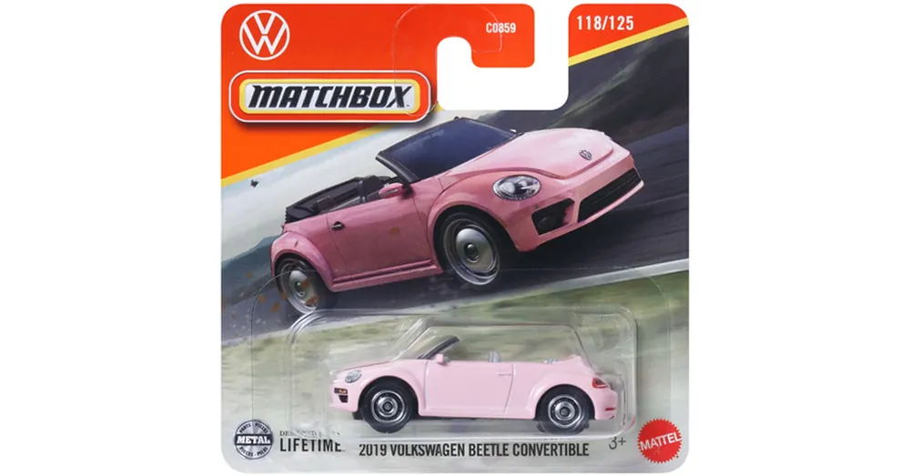 Újdonság Matchbox 2019 Volkswagen Beetle Convertible kisautó 1/64 – Mattel