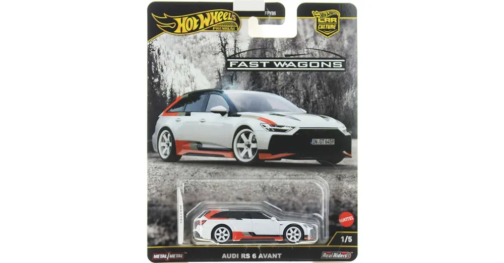 Csak ma Hot Wheels Autó Cool-túra kisautó Audi RS6 Avant 1/64 – Mattel