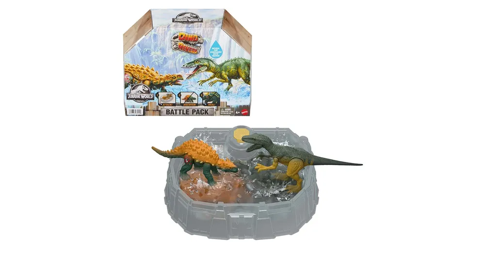 Jurassic World Dino Reveal Battle Pack csomag 2 db dinóval – Mattel Utolsó esély