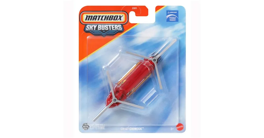 Gyors szállítás Matchbox Sky Busters CH-47 Chinook helikopter modell 1/64 – Mattel