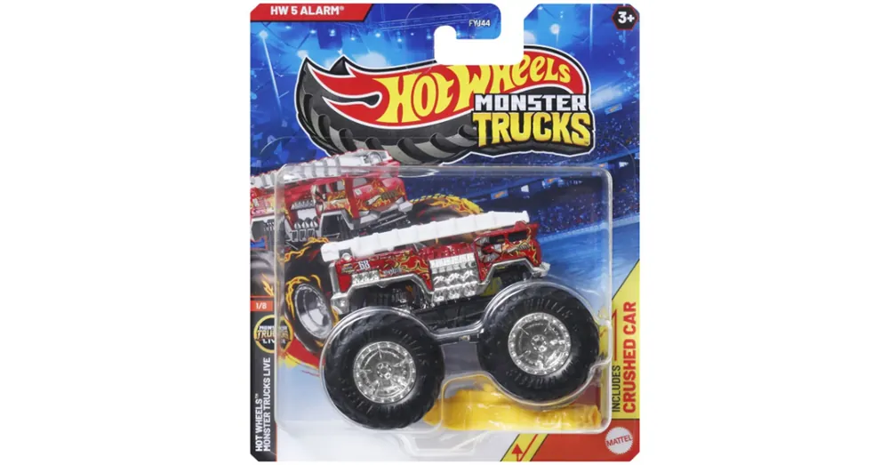 Hot Wheels Monster Trucks HW 5 Alarm kisautó 1/64 – Mattel Újdonság