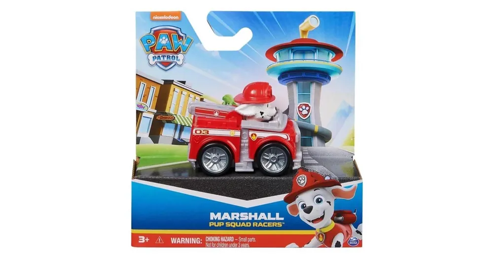 Árengedmény Mancs Őrjárat Pup Squad Racers Marshall kisautó 1/64 – Spin Master