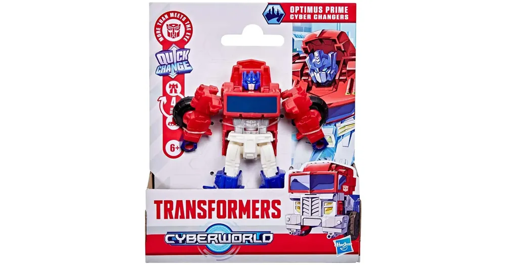 Transformers Cyberworld Optimus Prime – Cyber Changers figura – Hasbro Azonnali szállítás