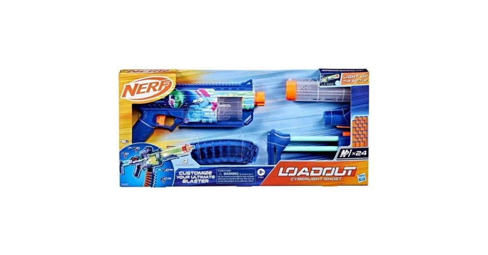 Árcsökkenés Nerf Loadout Cyberlight Ghost szivacslövő fegyver – Hasbro
