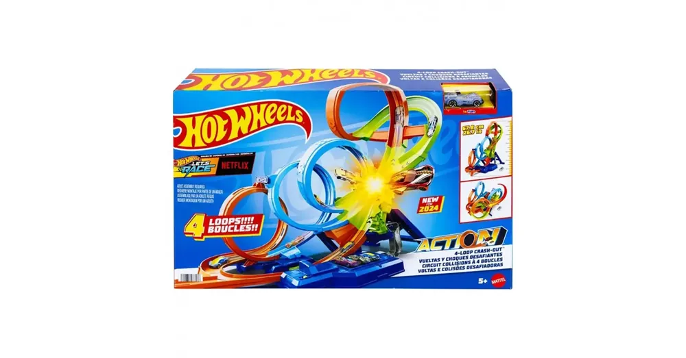 Újdonság Hot Wheels Dupla-Dupla Hurok pályaszett – Mattel
