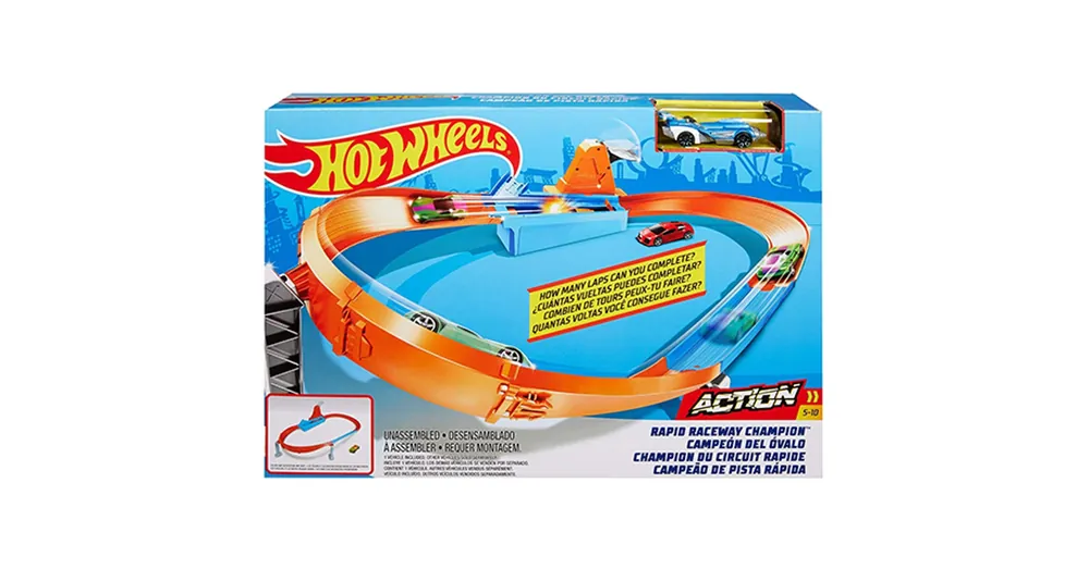 Szuper akció Hot Wheels Action Rapid bajnokság pályaszett – Mattel