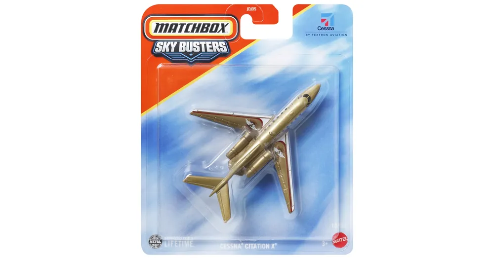 Nézd meg most Matchbox Sky Busters Cessna Citation X repülő modell 1/64 – Mattel