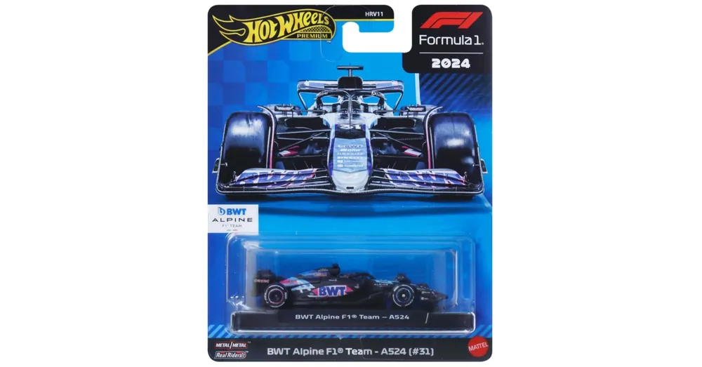 Olcsó Hot Wheels Formula 1 BWT Alpine A524 ( 31) kisautó 1/64 – Mattel