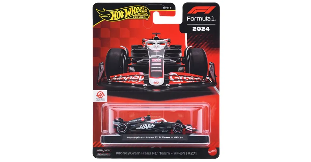 Ne maradj le Hot Wheels Formula 1 MoneyGram Haas VF-24 ( 27) kisautó 1/64 – Mattel