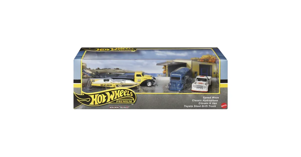 Akciós ár Hot Wheels Prémium Vintage race team kisautó 4 db-os csomag – Mattel