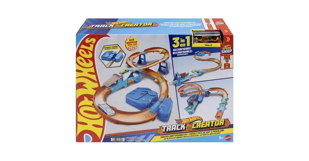 Hot Wheels Track Creator Boosted Jump Speedway pályaszett – Mattel Alacsony ár