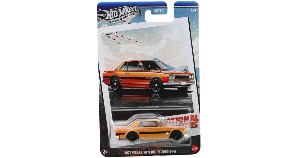 Vásárlói kedvenc Hot Wheels Vintage 1971 Nissan Skyline HT 2000 GT-R kisautó 1/64 – Mattel