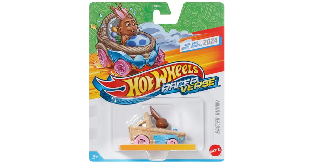 Végkiárusítás Hot Wheels RacerVerse Easter Bunny kisautó 1/64 – Mattel