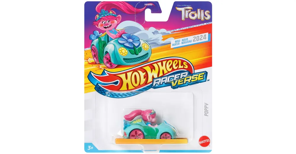 Árengedmény Hot Wheels RacerVerse Poppy kisautó 1/64 – Mattel