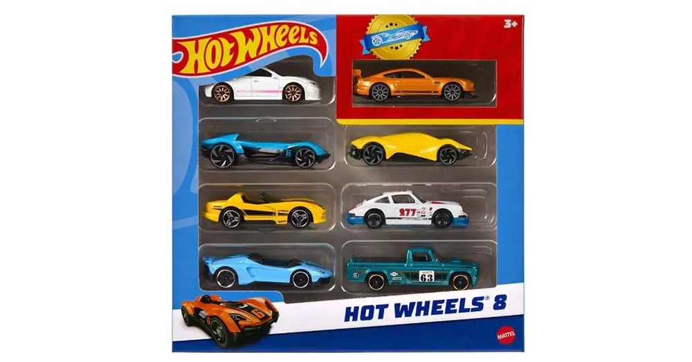 Alacsony ár Hot Wheels kisautó 8 db-os csomag – Mattel