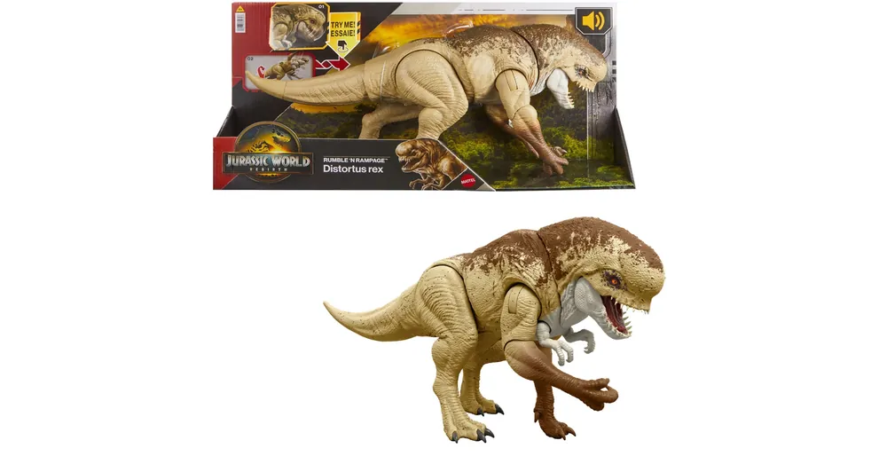 Kedvezményes ár Jurassic World A Legveszedelmesebb dinó – Distortus Rex – Mattel