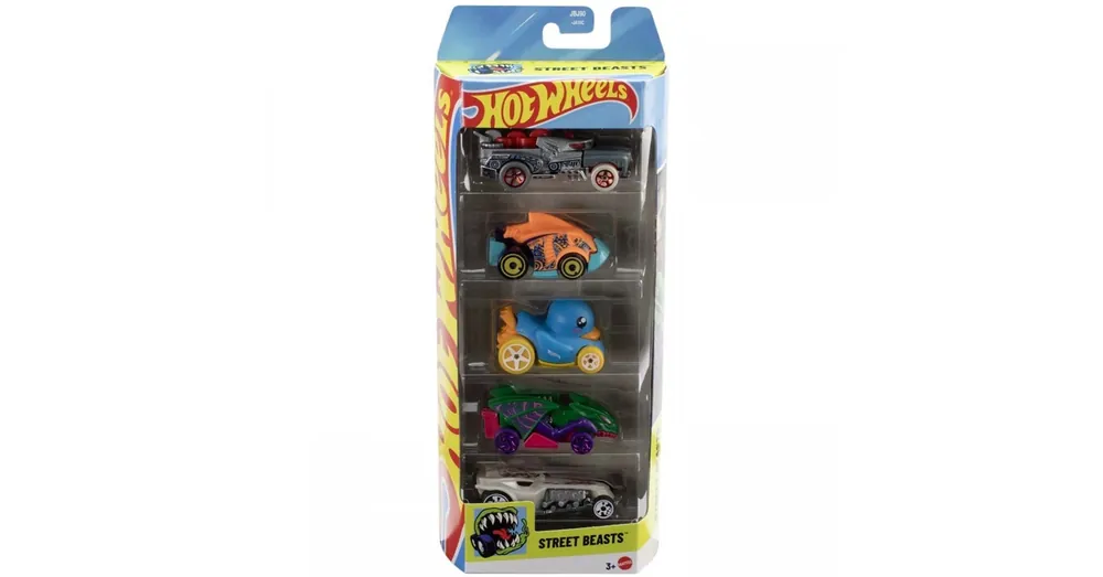 Hot Wheels Street Beasts 5 db-os járgány szett 1/64 – Mattel Rendeld meg most