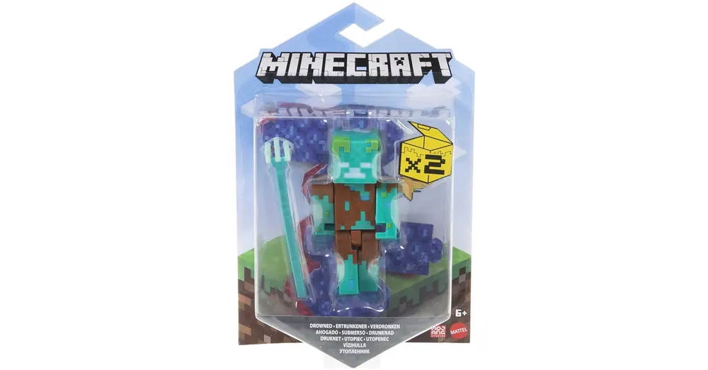 Expressz kézbesítés Minecraft Vízbefúlt zombi karakter figura – Mattel