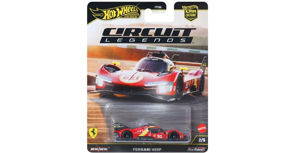 Gyors kiszállítás Hot Wheels – Car Culture Ferrari 499P kisautó 1/64 – Mattel